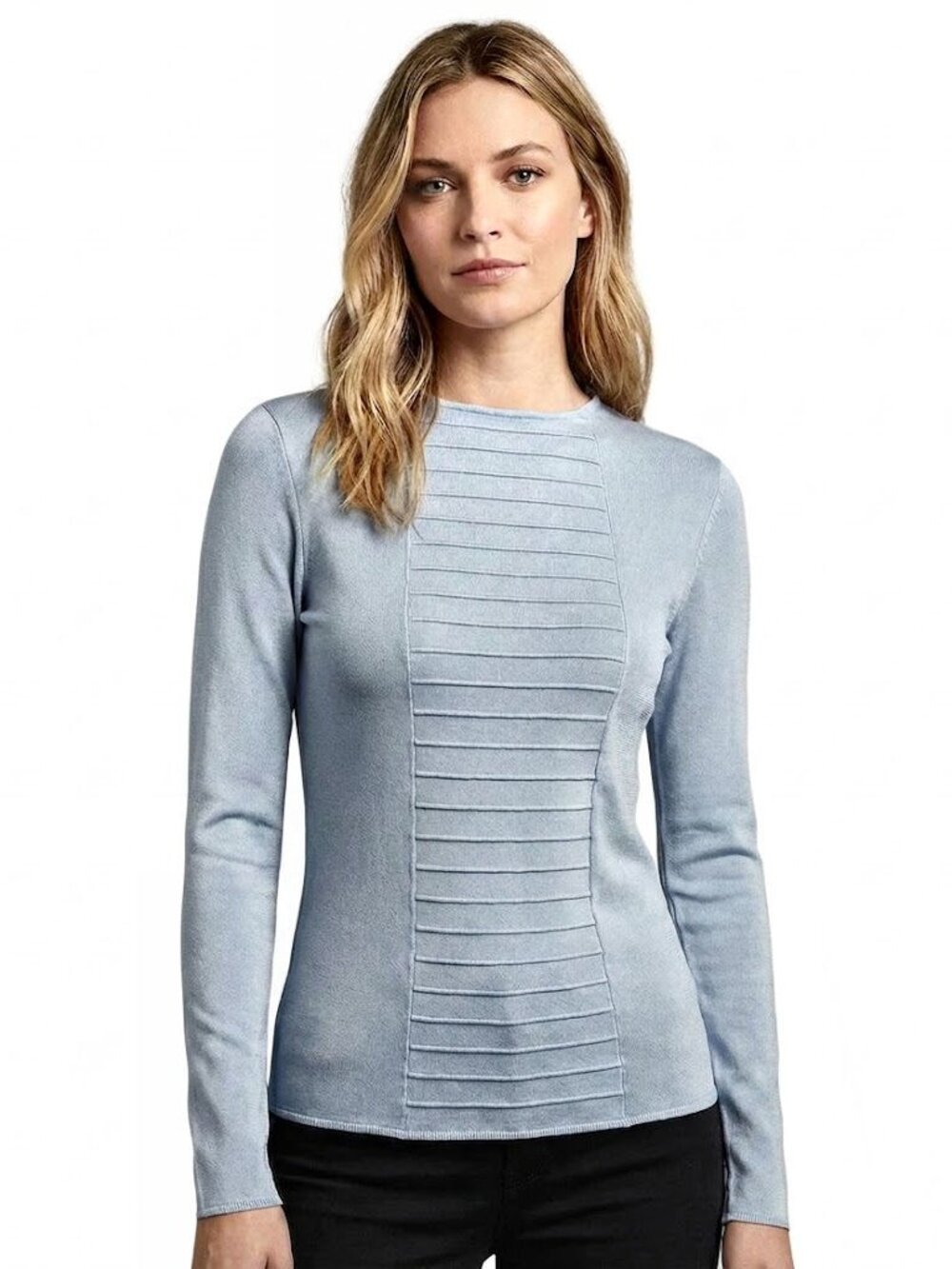 Armani Collezioni Formal Sweater, Blue Cloud, Womens Size 6